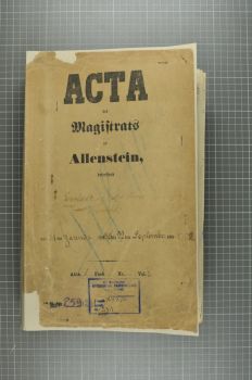 Akta Magistratu Olsztyn. Protokoły posiedzeń (1865-1902). Po konserwacji