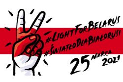 Grafika akcji #LightForBelarus