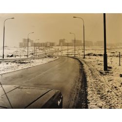 Ulica Ignacego Krasickiego, widok na nowo powstającą dzielnicę „Nagórki”, lata 80. XX wieku (APO, sygn. 1141/4462)