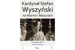 Plakat promujący prezentację multimedialną poświęconą Kardynałowi Wyszyńskiemu