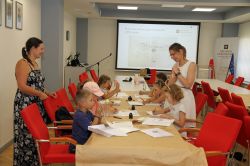 Warsztaty kaligraficzne z udziałem uczniów z Niepublicznej Szkoły Podstawowej Nr 5 w Olsztynie