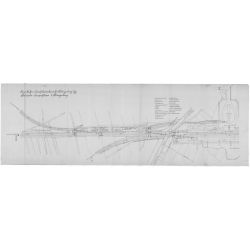 Plan stacji Braniewo (z legendą) z 1905 r. Cz. 1 (APO, sygn. 42/379/1715)
