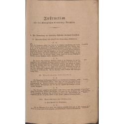 Instrukcja z 5 kwietnia 1831 r. wydana przez Ministrów ds. Wyznań, Nauczania i ds. Medycznych i Ministra Spraw Wewnętrznych dotycząca zakładów kwarantanny (APO, sygn. 259/78, Akta miasta Olsztyn, s. 37-44)