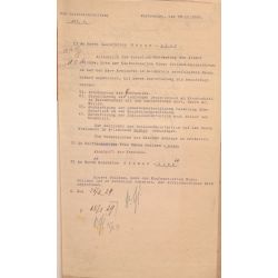 Zarządzenie z 29 grudnia 1928 r. władz policyjnych miasta Barczewa [Wartenburg], powiat olsztyński do dezynfektora Brauna w sprawie zachorowania na szkarlatynę Alberta Pollnowa (APO, sygn. 247/1443, Magistrat Barczewo, s. 3)