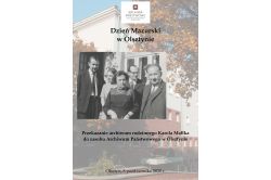 Plakat promujący uroczystość przekazania archiwum rodzinnego Karola Małłka