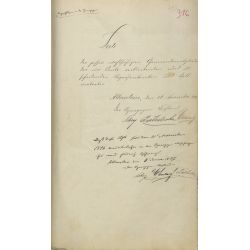 Spis członków gminy żydowskiej uprawnionych do głosowania – Olsztyn, 30.10.1884 r. (APO, sygn. 19/14)