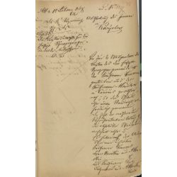Opis i plan budowy synagogi w Olsztynie oraz rysunek dołączony do listu Herrnberga i Lehwalda skierowany do landrata w lutym 1875 r. (APO, sygn. 19/13) 