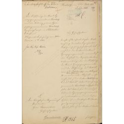 Dokumentacja zawierająca informację o nadaniu praw obywatelskich Żydom przebywającym w momencie podpisania edyktu królewskiego w Jezioranach (APO, sygn. 4/40)