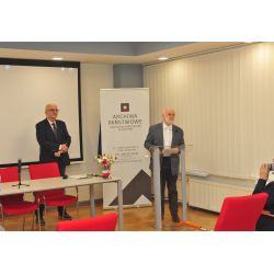 prof. dr hab. Norbert Kasparek oraz prof. dr hab. Roman Jurkowski (UWM)