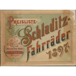 Katalog firmy Schalditz-Fahrräder, Dresden 1897