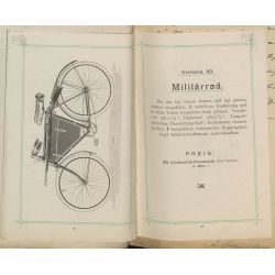 Katalog firmy Victoria-Fahrrad-Werke, Nürenberg 1898