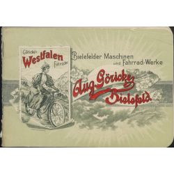 Katalog firmy Göricke's Westfalen Fahrräder, Bielefeld 1898