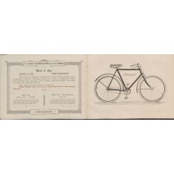 Katalog firmy Schalditz-Fahrräder, Dresden 1897