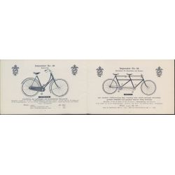 Katalog firmy Imperator Fahrräder, Berlin 1898