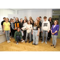 Uczniowie Prywatnego Liceum Ogólnokształcącego PATOS w Olsztynie