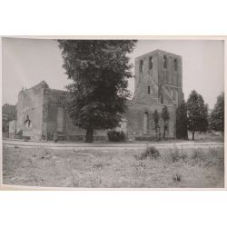 Ostróda. Bryła kościoła od strony północno-wschodniej, 1958 r. (APO, sygn. 1340/3270)