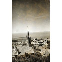 Frombork. Katedra na tle panoramy miasta, 1946 r. (APO, sygn. 390/276)