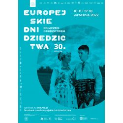 Plakat promujący 30. edycję Europejskich Dni Dziedzictwa