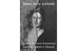 Plakat promujący wystawę „Nowe życie portretu”