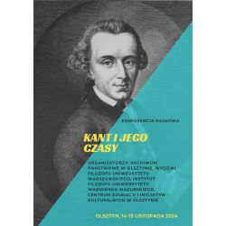 Zapowiedź konferencji Kant i jego czasy