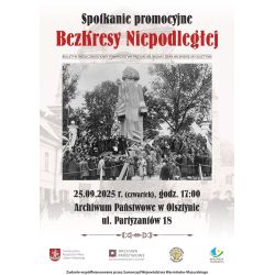 Plakat spotkania w dniu 25 września 2025 roku