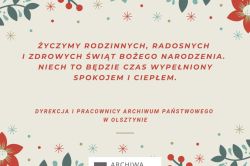 Życzenia świąteczne 2025